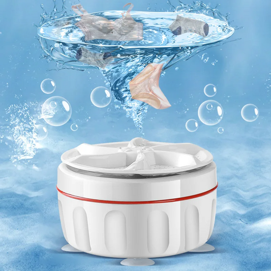 Mini Washing Machine USB Two-way Rotating Turbine Portable Washing Machine For Sock Underwear For Travel Home Business Trip