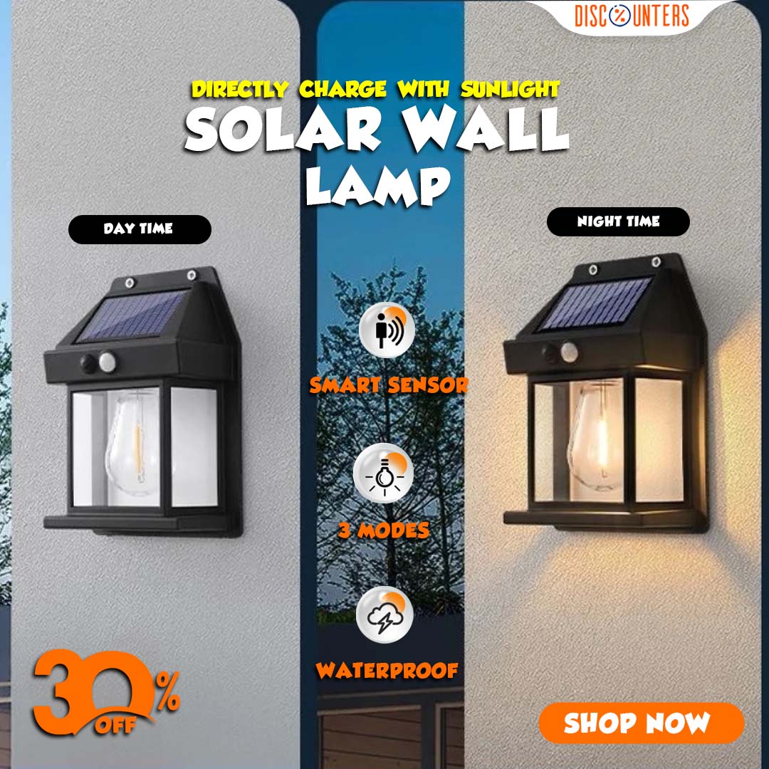 (Pack of 2 or 3) Solar Wall Lamp light